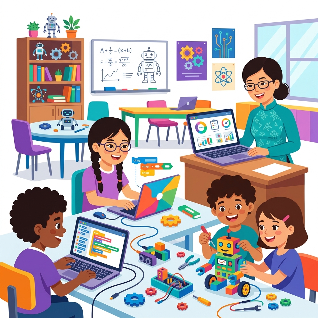 OpenSTEM LMS - Giáo viên và học sinh STEM